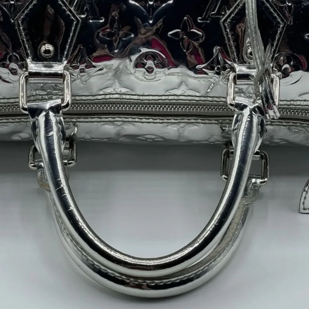 Louis Vuitton Limited Edition Silver Monogram Miroir Speedy 35 - Picture 8 of 16